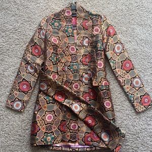 Multicolored tie dress